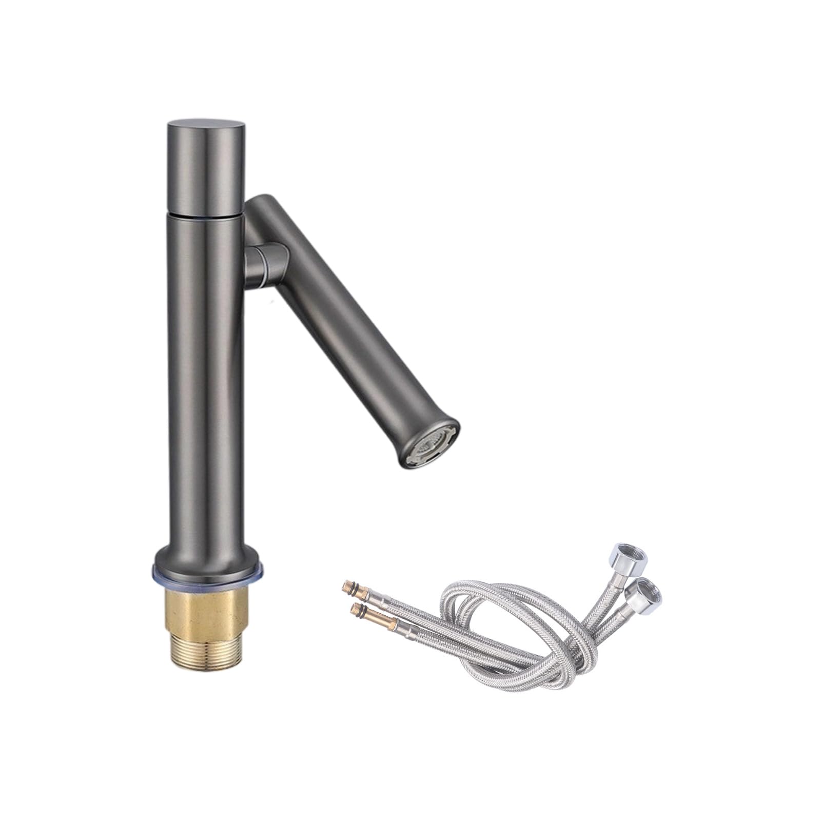 Msioytog B 360 Rotating Sink Faucet Of 304 Steel With Water Saving Function Resistant Athroom Faucet