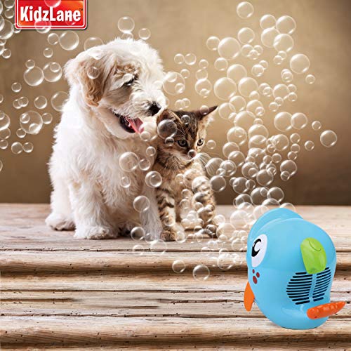 Kidzlane Bubble Maker Machine For Kids - Big Bubbles Speed Blower For Toddler's Outdoor Party Play - Makes 500 To 1000 Per Minute (Bubble Dolphin) #TOP6