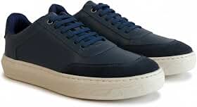 Tenis Casual e Básico Masculino Polo London Club, Cano Baixo Couro Confort Premium