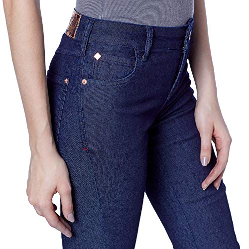 Coca-Cola Jeans Calça Jeans Boot Cut Feminino, 42, Índigo