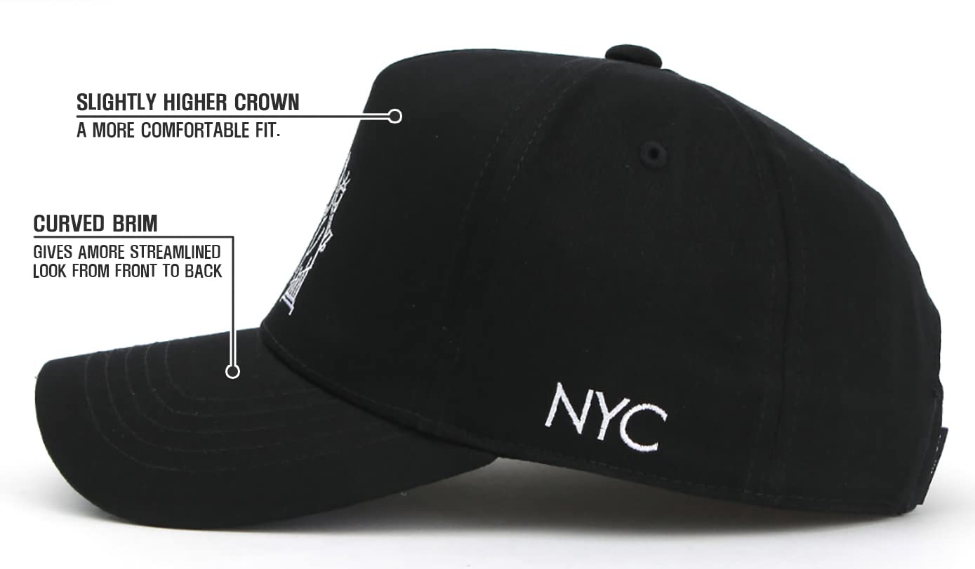 Flipper NY NYC New York City Statua della Libertà Logo in cotone strutturato Cappellino da baseball Cappello Snapback regolabile