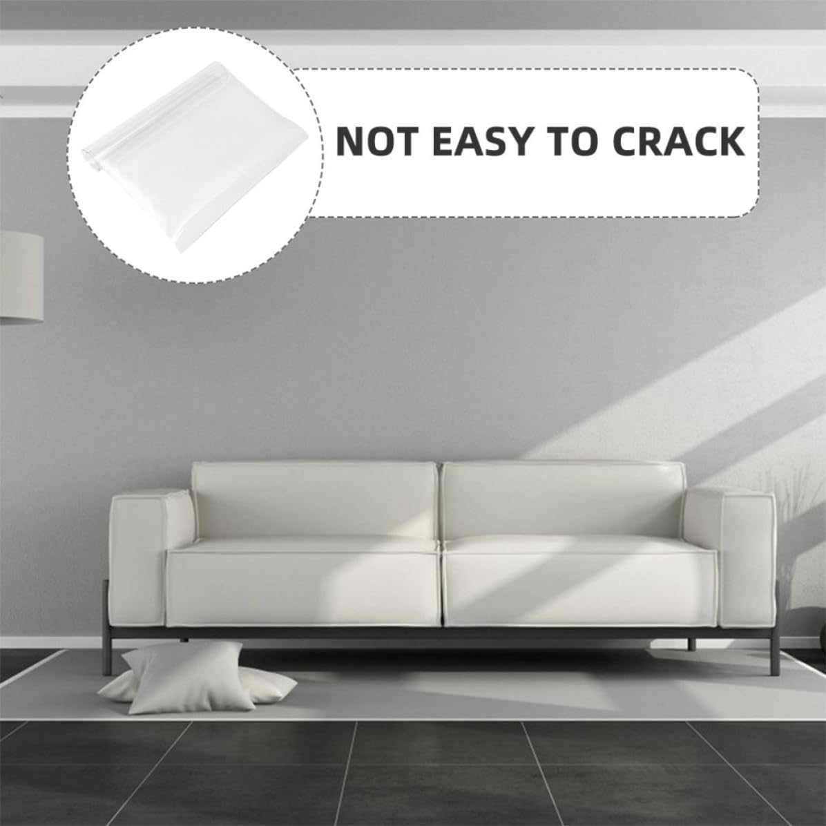 PVC Floor Mat for Office Chair Skid Proof and Easy to Clean Floor Protector for Carpet Flooring for Bedroom and Kitchen Use