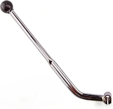Black and Silver Manual Shift Lever for Beach Buggy, Four for WHEELER, Gear Shifter for ATV(Silver, 410mm Long)