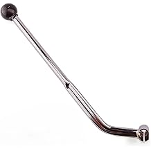 Black and Silver Manual Shift Lever for Beach Buggy, Four for WHEELER, Gear Shifter for ATVSilver, 410mm Long