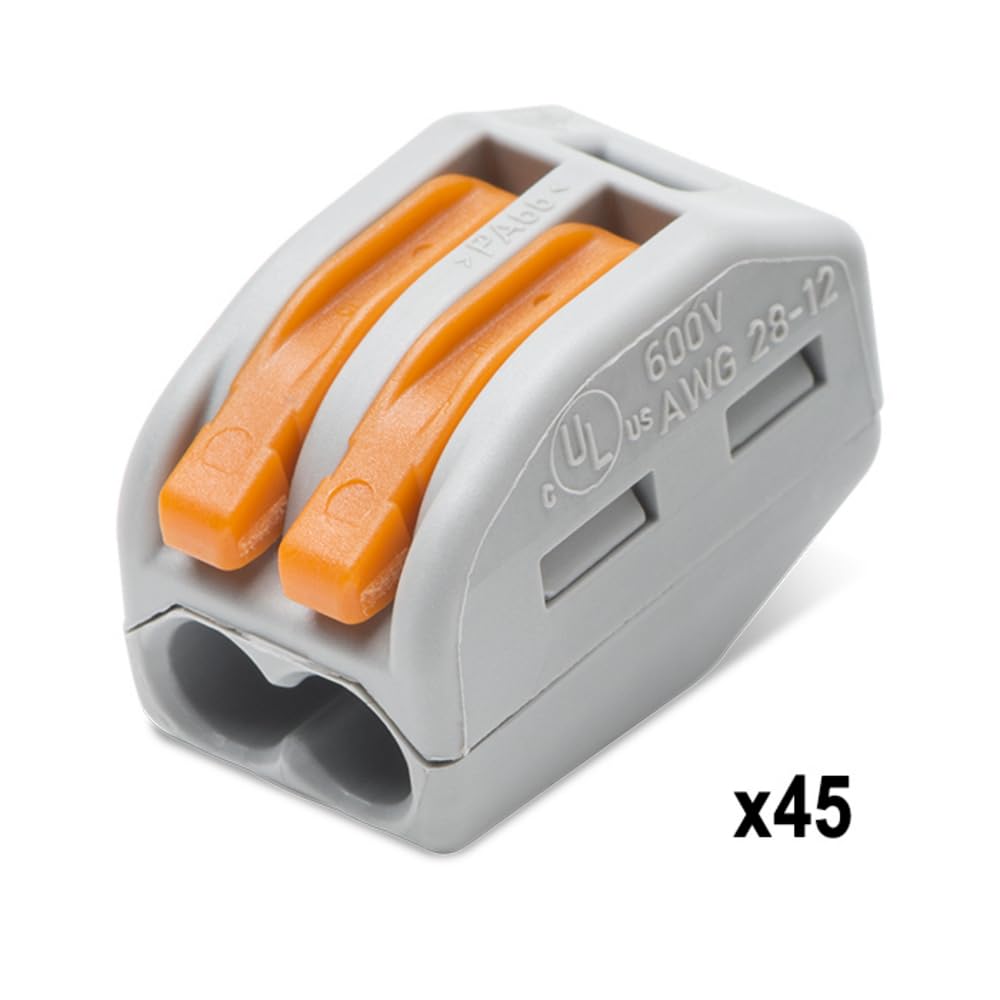 WAGO - 80 morsetti per connessione rapida 2,3 e 5 entrate per fili flessibili e rigidi