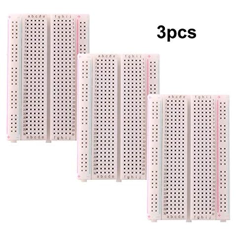 FULARR® 3Pcs Premium 400 Puntos Breadboard Set Cover