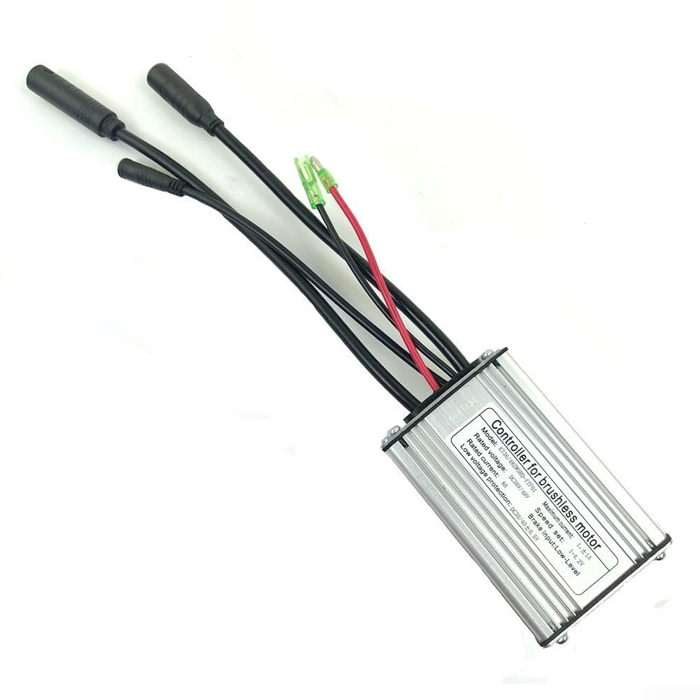 Controlador sin escobillas, 36V/48V 250W Controlador de motor sin escobillas Controlador de onda sinusoidal para bicicleta eléctrica Scooter
