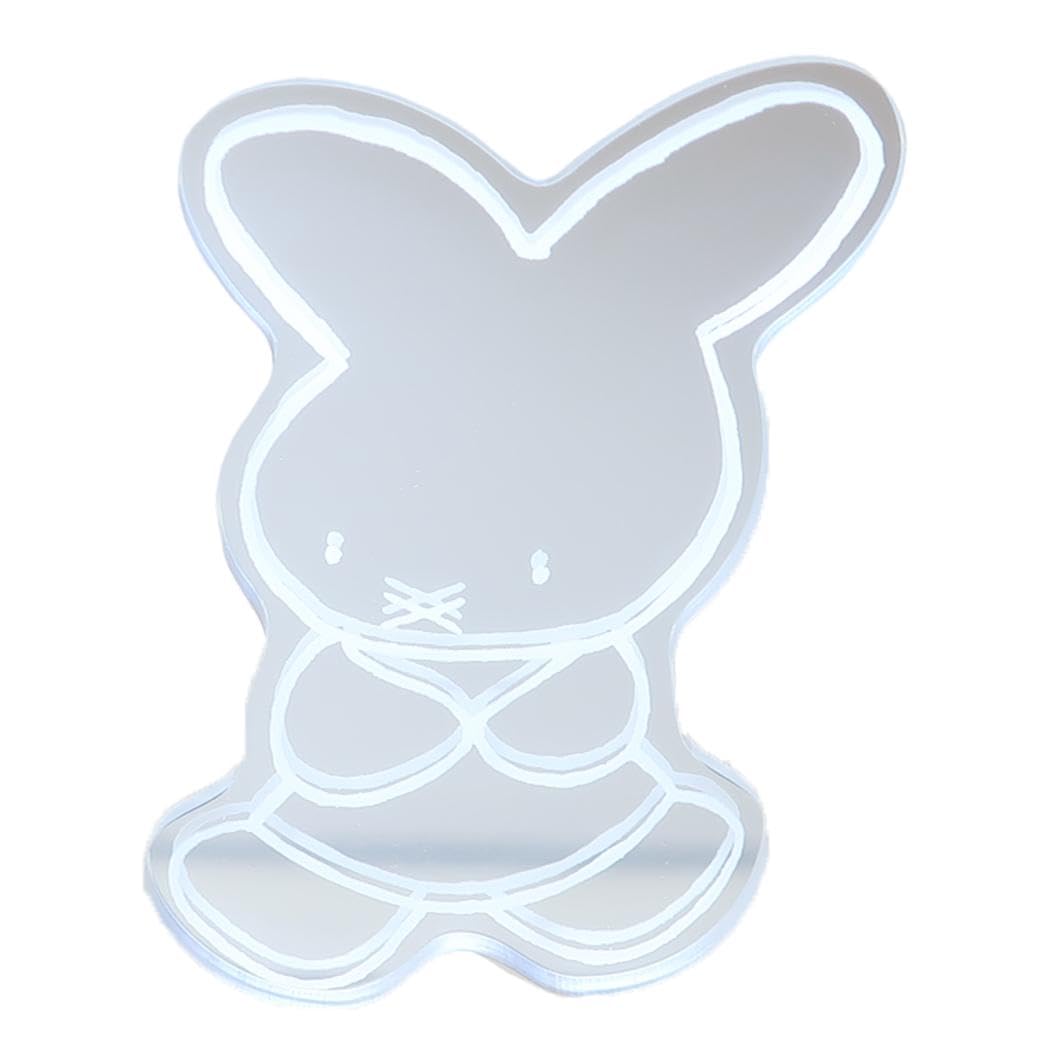 ミッフィー(・ⅹ・)ミラー♡miffy·* ミッフィー miffy 70th ナインチェ ミラー ホワイト 鏡 日本製