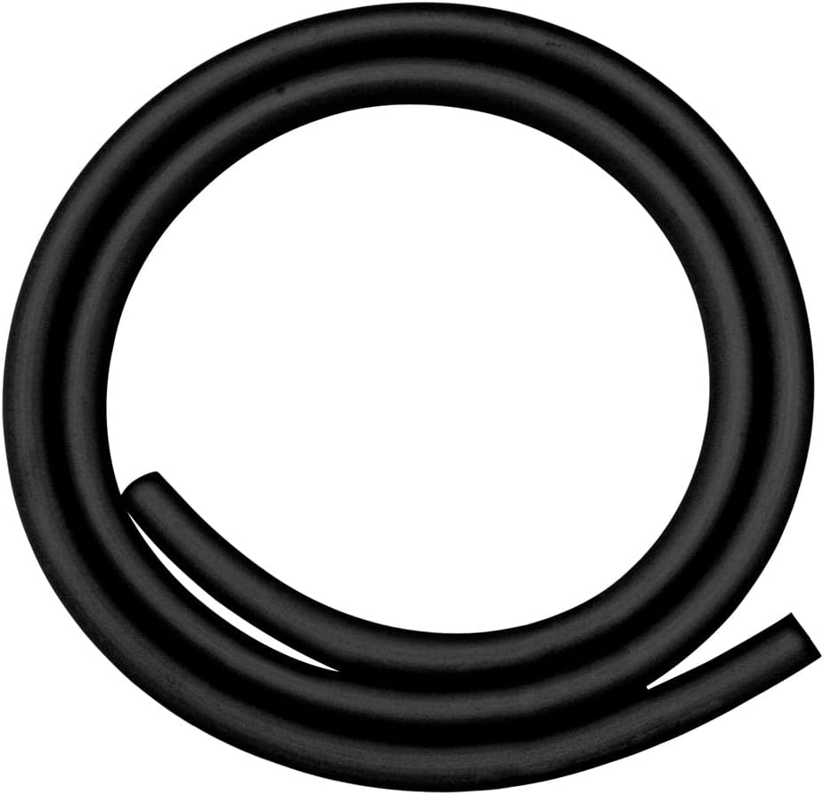 Herco 1/4" I.D. Buna-N (Nitrile) NBR Rubber Tubing - 1/16" Wall - 60 Duro - ASTM D2000 - Black (25 FT)