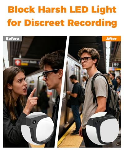 Image of 10Pcs Glasses Light Cover, Smart Glasses Accessories, Privacy Protection Cover for Smart Eyewear, Suitable for Use When Privacy Desired