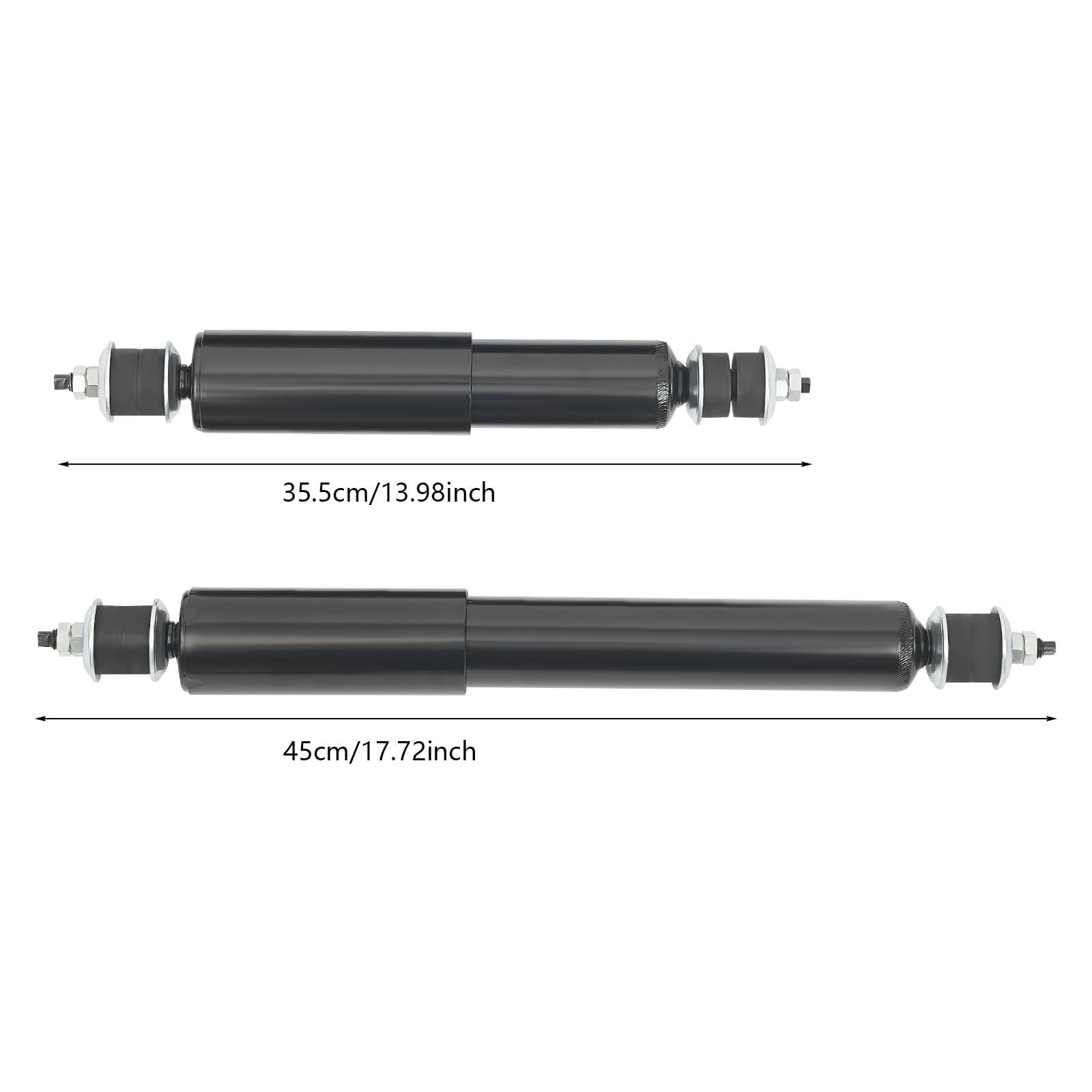 Set di ammortizzatori da golf (4 pezzi), migliore assorbimento degli urti e guida più stabile, migliore stabilità e comfort di guida, OEM # 1014235, 1015813, 1015813, 1033510-01, 3-023A, CP1014235