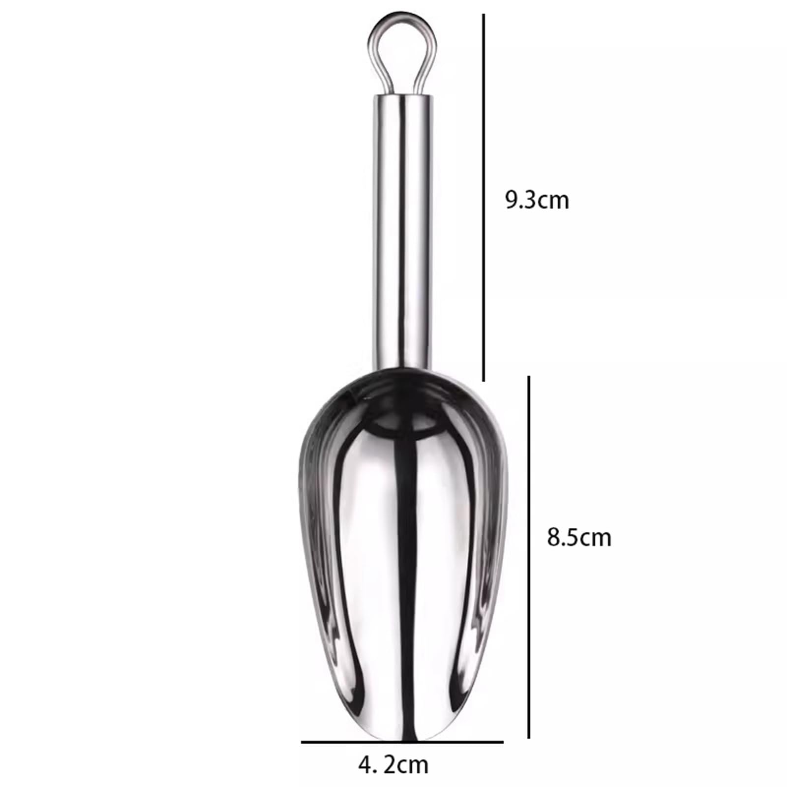 tamiz de harina de Acero Inoxidable, Tamiz de harina de Acero Inoxidable 304 (Paquete de 4), Malla 40 y 60, 15-30 cm(60 Mesh)