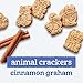 Gerber Animal Crackers, Snacks for Toddlers, Toddler Crackers, Vitamin E, Iron, Finger Foods, 4PK