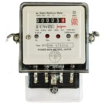 Power India Meters SF-EC1 Single Phase Electronic Watt-hour Meter