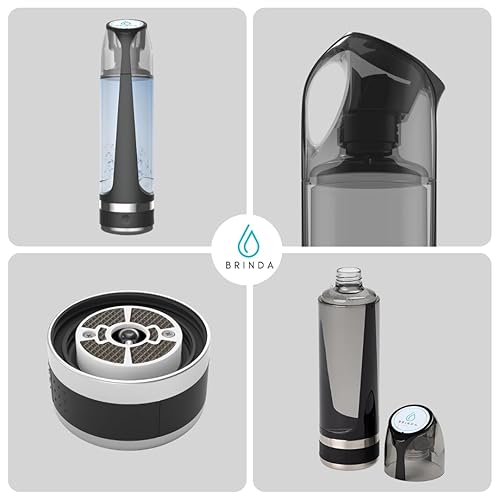 Miniatura 2 de Generador de botellas de agua de hidrógeno  17 onzas  Rendimiento atlético portátil y sistema de hidratación recargable  Generador H2 certificado