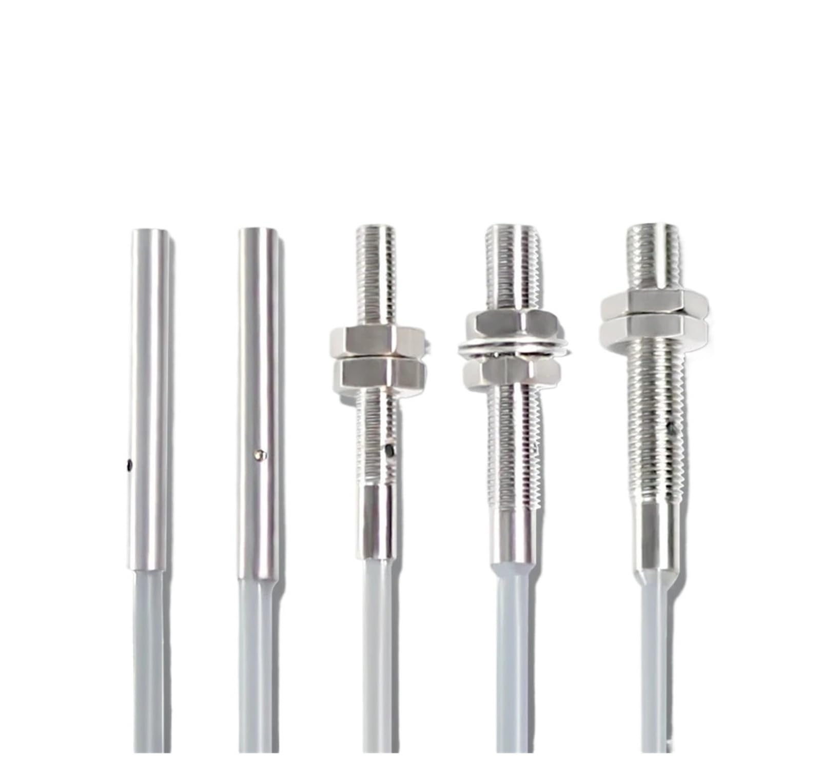 SHIHUANI 1pcs Proximity Sensor Switch Small Size M4 M5 M6 1mm Stainless Steel Inductive LJ4A3 LJ5A3 LJ6A3 Automation Sensing for Metal(M3 Smooth Tube,PNP NC)