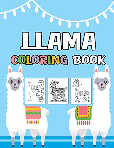 Llama Coloring Book: cute alpaca colouring book for kids,children Activity Book for Girls & Boys ,(Gifted Kids Coloring Animals) image 3