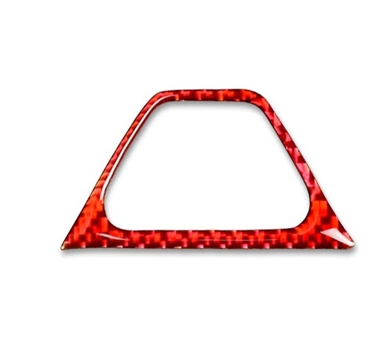 Car Interior Moulding Trim for Chevrolet for Camaro 2016 2017 2018 2019-2023 Interior Trim Car Warning Light Sticker Real Soft Carbon Fiber Interior Accessories(Red)