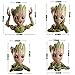 4 Styles Flowerpot Baby Groot Flower Pot Succulent Planter Pot Pencil Holder Office Party Ornament Christmas Birthday Gift (4 Styles)