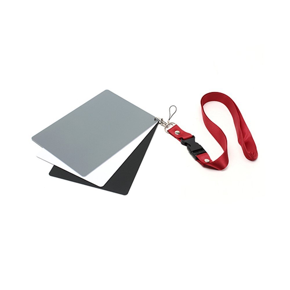 DGK Color Tools DGK-XL Plus Extra Large Size 4 Card White Balance 18% Gray Warm Card with Carry Lanyard