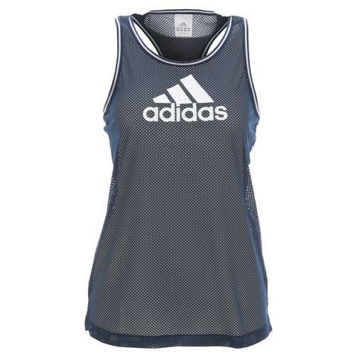 Débardeur adidas Varsity femme grand format bleu marine pour sport et loisirs