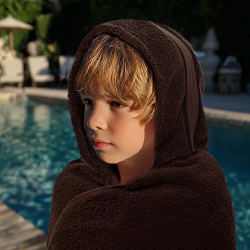 Image of ORIGINAL KIDS Hooded Bath Towel Wrap - Ultra Soft 100% Cotton Kids Towel