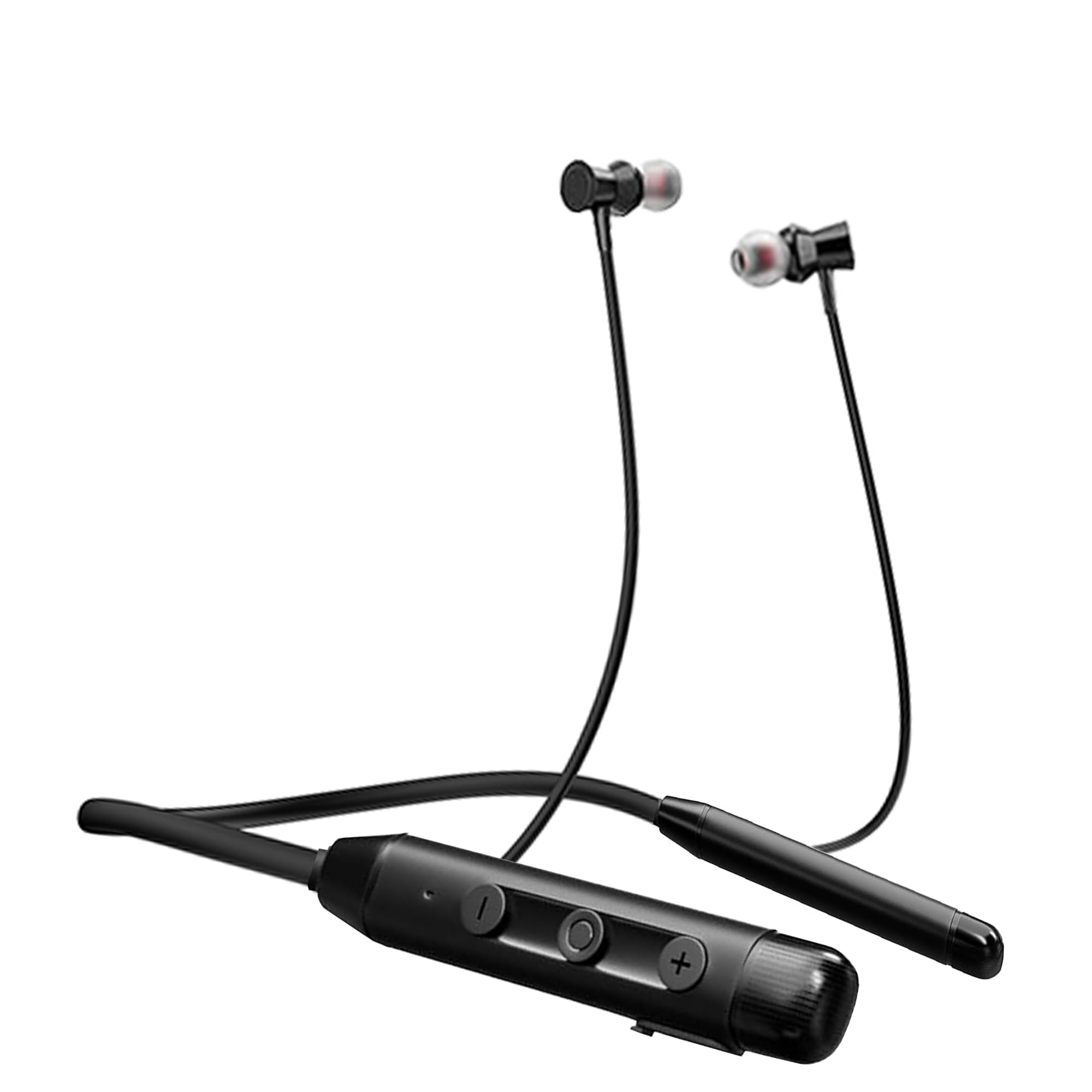 Kratos Vibez N2 Bluetooth Earphones with Deep Bass, Stereo Sound, 12 Hours Playtime,HD Calls,Fast Pairing, Smart Voice Assistant,Type C Fast Charging, BT V 5.2 Neckband Earphones with Magnetic Earbuds