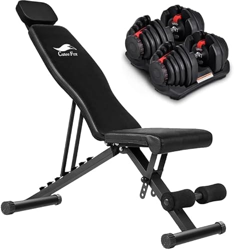 トレーニングベンチ・可変式ダンベルのセット Amazon | Taimonik トレーニングベンチ＋可変式 セット商品 ダンベル