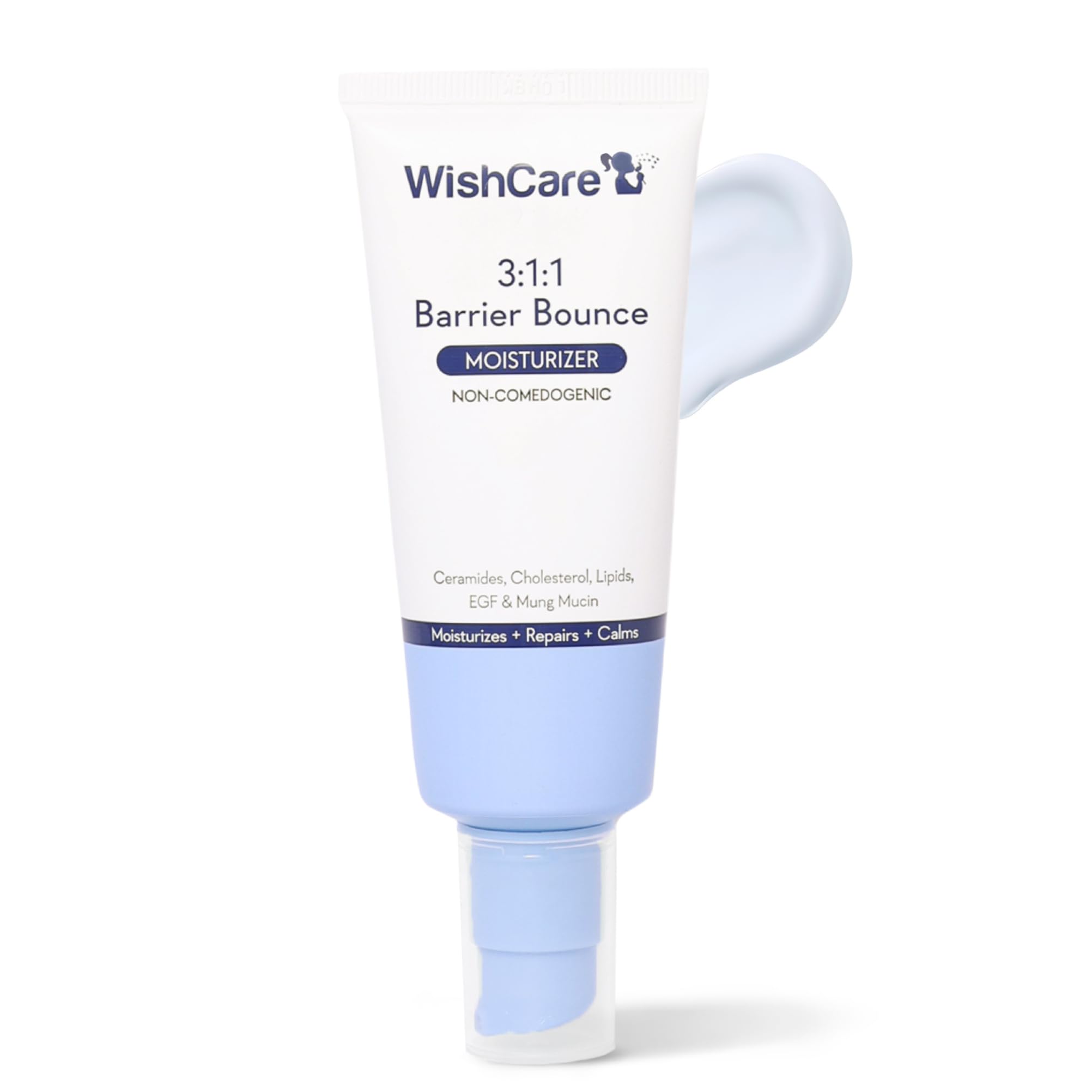 WishCare 3:1:1 Barrier Bounce Moisturizer for all Skin Types | Non-Comedogenic | With Ceramides, Cholesterol, Lipids, EGF & Mung Mucin | Repairs Skin Barrier, Calms & Soothes | 50ml-picture-30