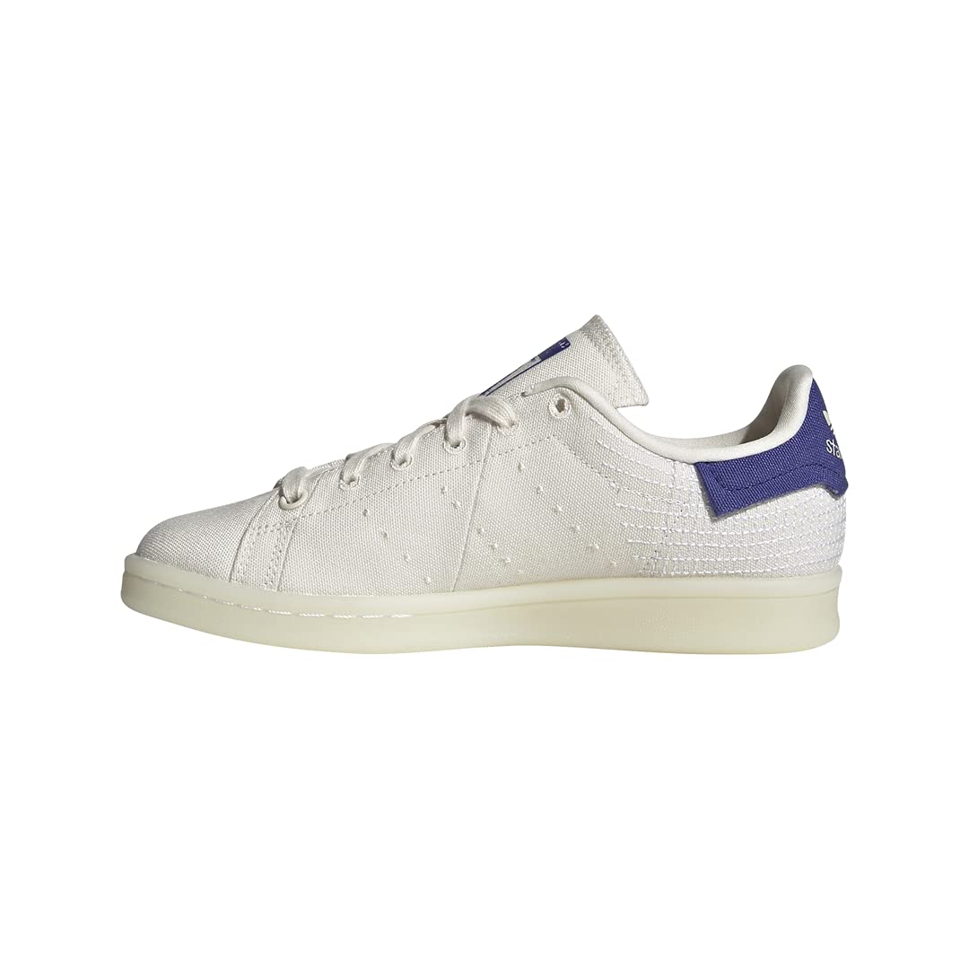 adidas Originals unisex-child Stan Smith (End Plastic Waste) 7 Big Kid Chalk White/Semi Night Flash/White