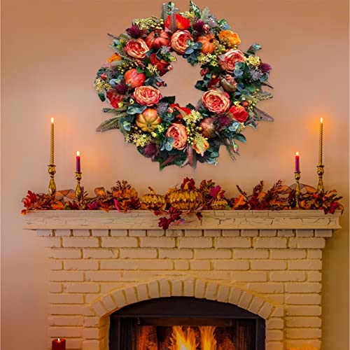 Porta d'ingresso con Ghirlanda d'autunno