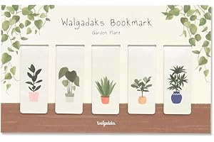 Monolike Magnetic Bookmarks, Floral Beauties of the Garden, Pack of 5