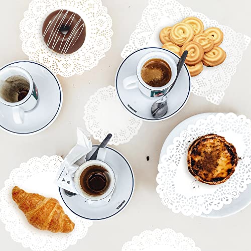 Azkeegrey 700 Pack White Paper Doilies Assorted Sizes, Disposable Paper Lace Doilies For Food (Round Rectangle Oval) #TOP5