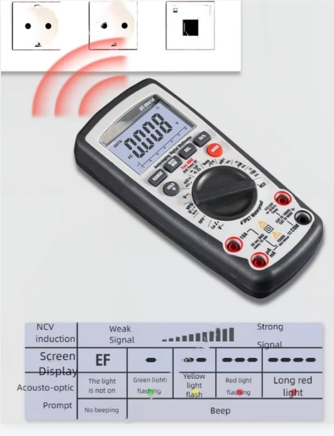 DT-9960H Multimetro digitale ad alta precisione CurrentVoltageTester Elettricista MultifunctionMeter