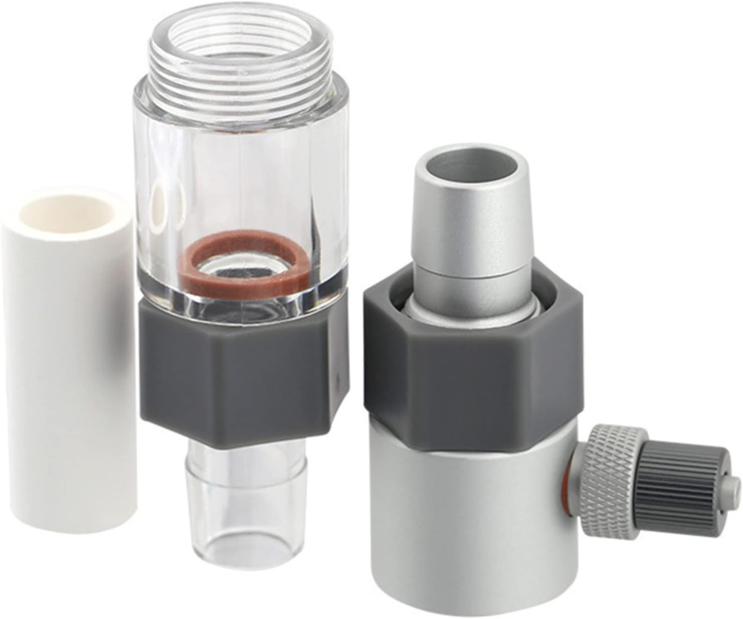 CO2 Diffuser，Carbon Dioxide Atomiser Bubble Counter Aquarium Inline Co2 Atomizer for Planted Aquarium,Aquarium Diffuser (12/16 mm)
