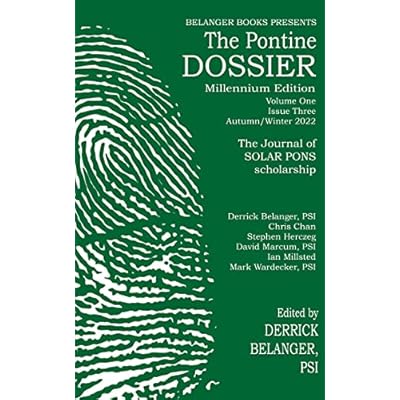 The Pontine Dossier Millennium Edition Volume One Issue Three