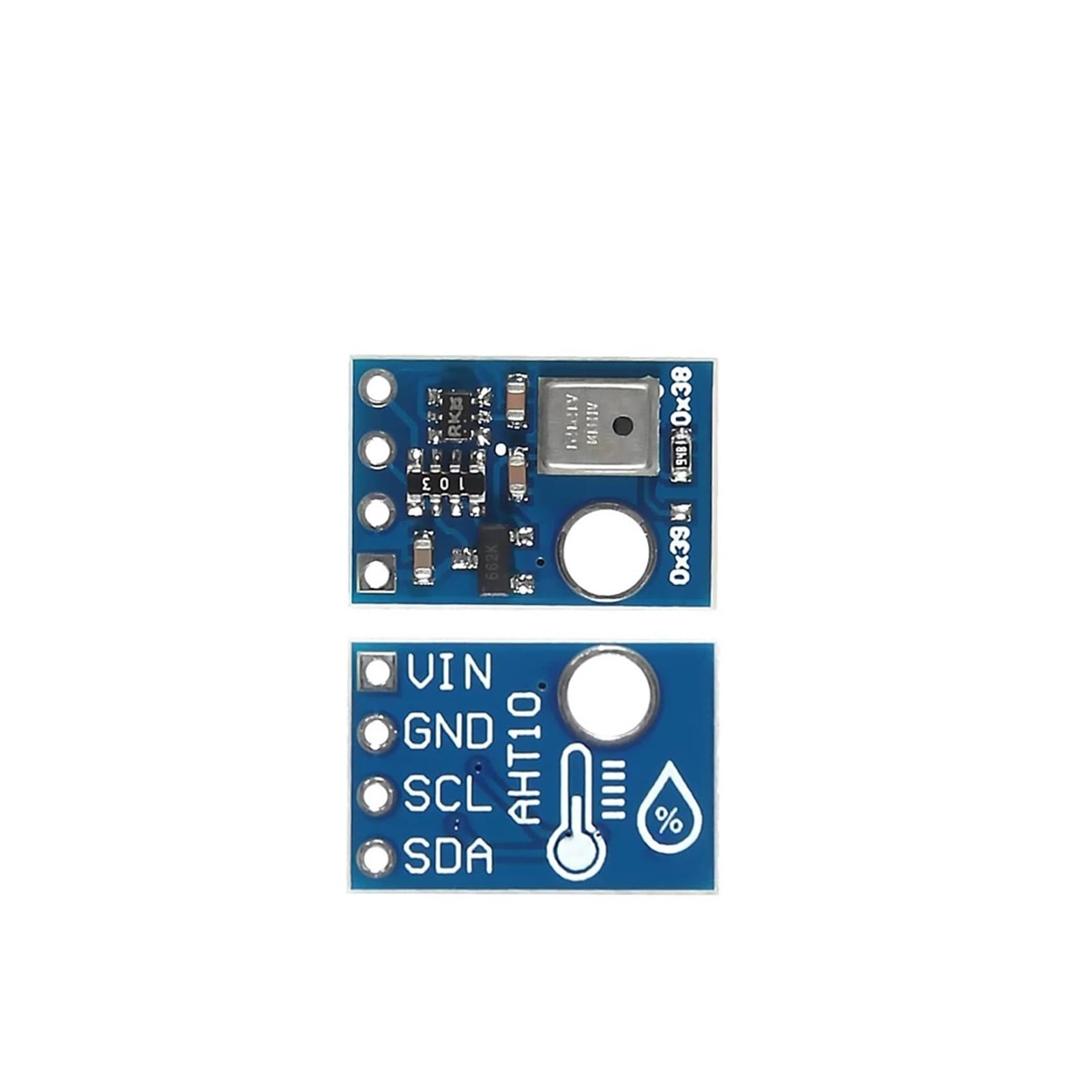 Sensor digital de temperatura/humedad AHT10, módulo I2C(10pcs)