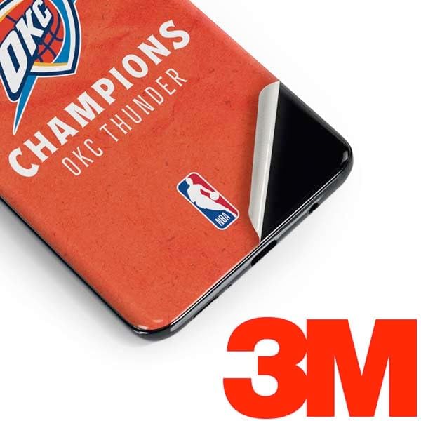 Skinit Decal Phone Skin Compatible with Galaxy S10e - Officially Licensed 2025 NBA Champions Oklahoma City Thunder Design