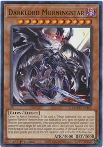 Darklord Morningstar - MAGO-EN105 - Gold Rare - 1st Edition