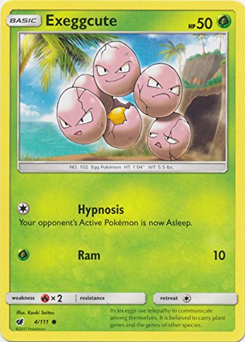 Amazon.com: Pokemon - Exeggcute - 4/111 - Common - Sun