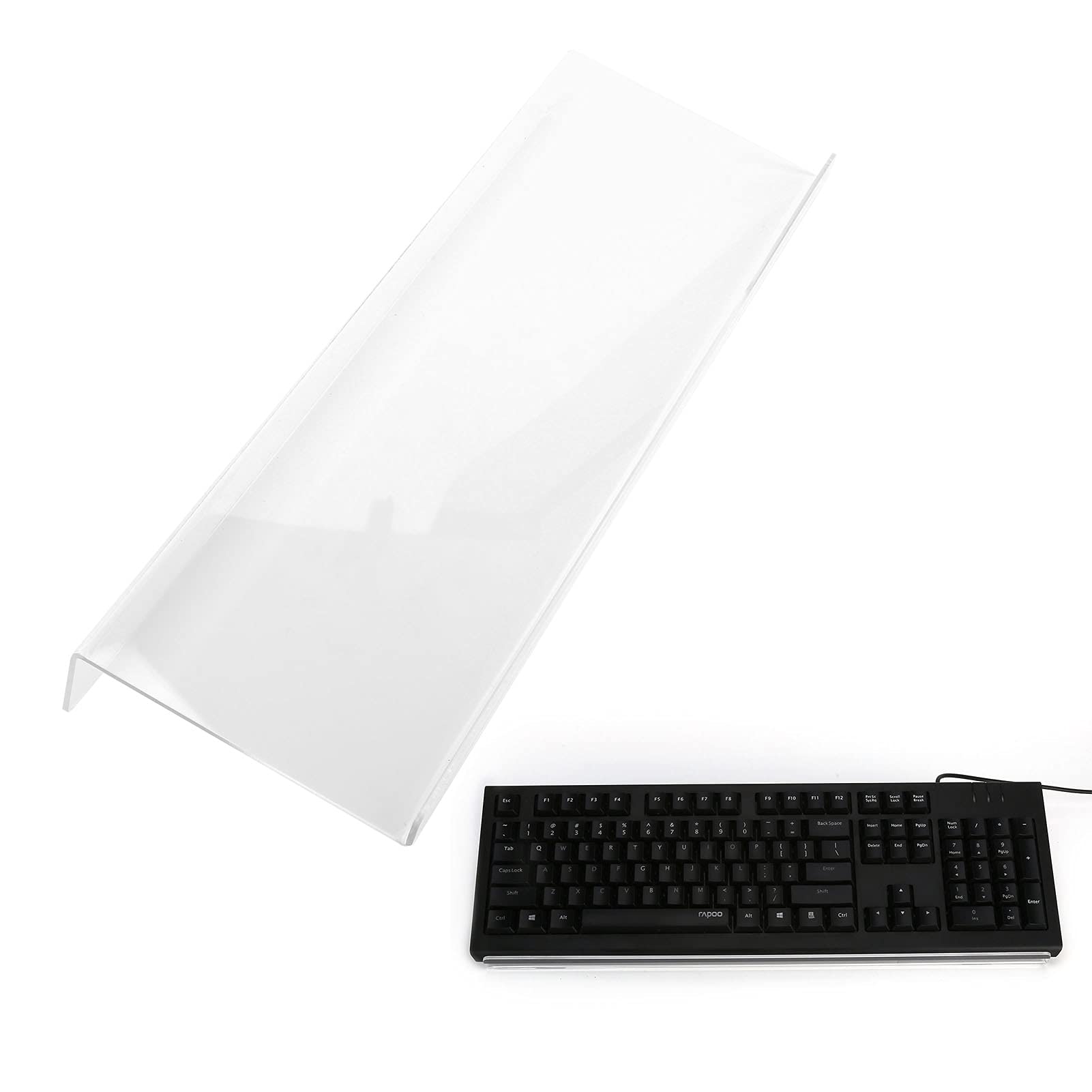 Acrylic Computer Keyboard Stand Transparent Keyboard Holder for Office Home Professional Accessories for Use