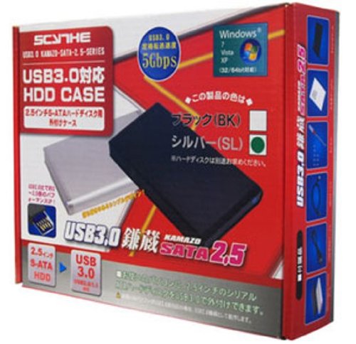 Caja externa USB 3.0 SATA2 para disco 2.5 pulgadas miniatura 2