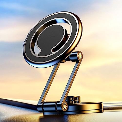 proxin Product Car Phone Holder | Foldable Dashboard Phone Holder, Car Magnetic Cell Phone Mount 360 Solid Adsorption Closed Design Magnetic Suction