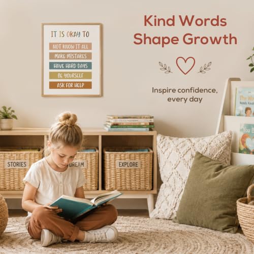 Teacher Decor for Classroom, Boho Classroom Wall Art Print, Motivational Quote Poster, Classroom Signs for Walls, School Room Decor for Elementary, Middle & High School (11X14 Unframed) - Image 4