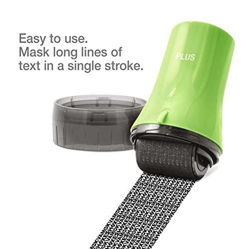 Image of Guard Your ID Wide Advanced Roller 2.0 Identity Theft Prevention Security Stamp Green