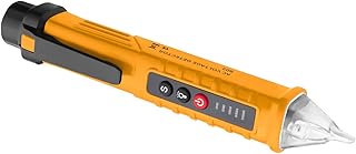 Non Contact Voltage Tester Household AC Voltage Detector Current Tester Induction Pen Electrician Intelligent Test Sound Light Alarm Yellow Electrical Tester