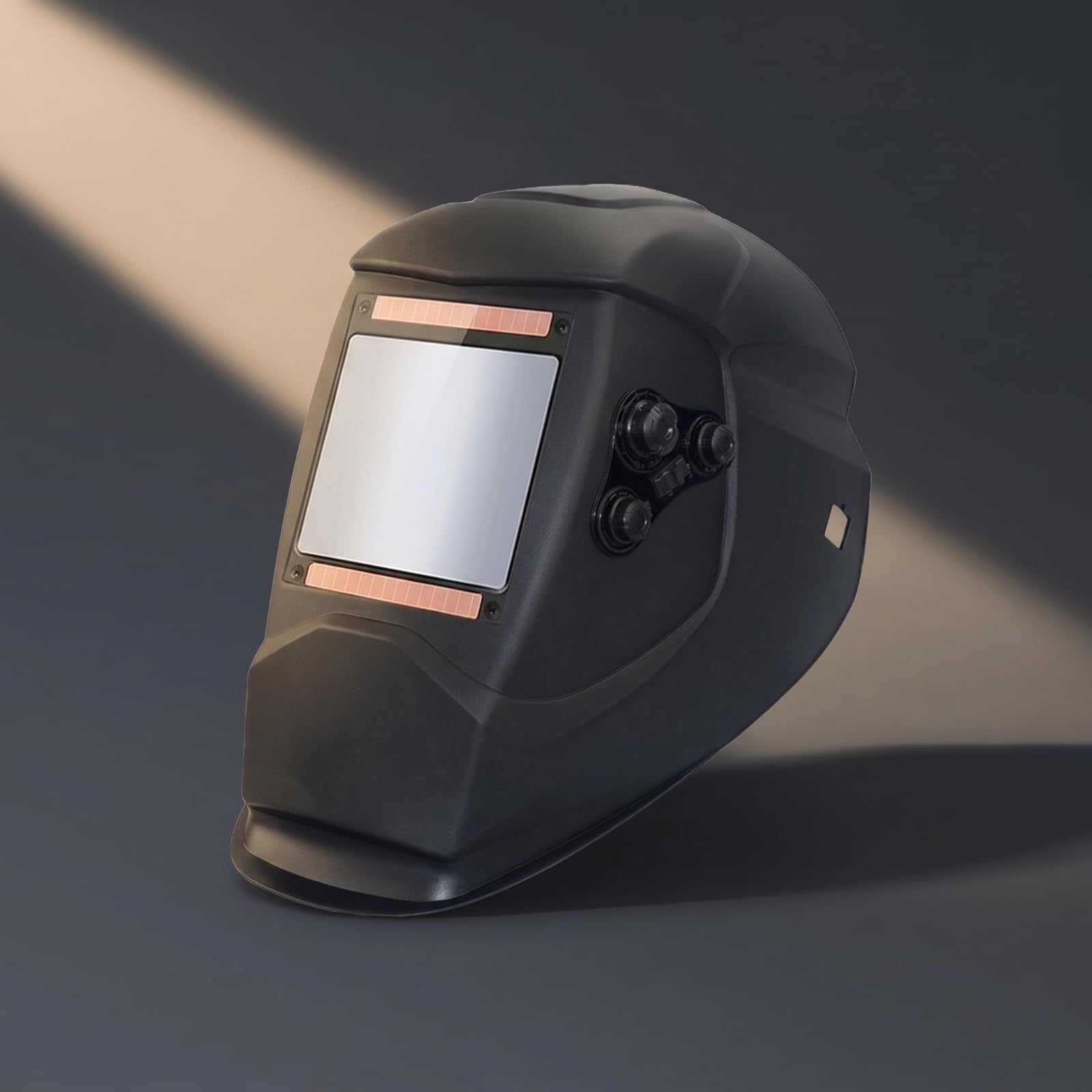 Maschera da Saldatura con 4 Sensori Regolabile Maschera Autoscurante Professionale Casco per Artigiani