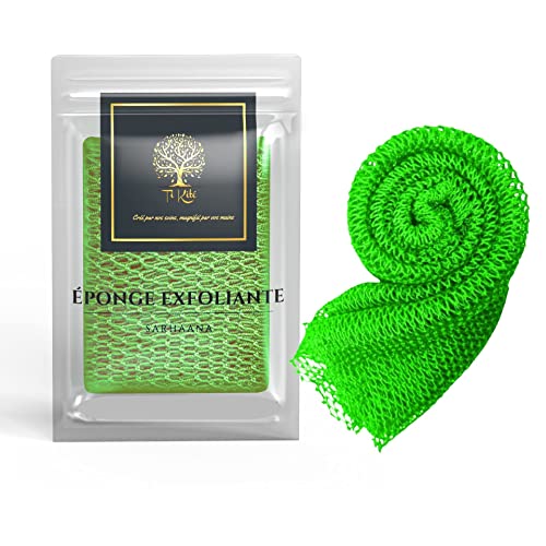 Exfoliating Sponge, African Exfoliating Glove Bath Shower Sponge for Face and Body African Shower Net Jampe Scrub Glove Adult