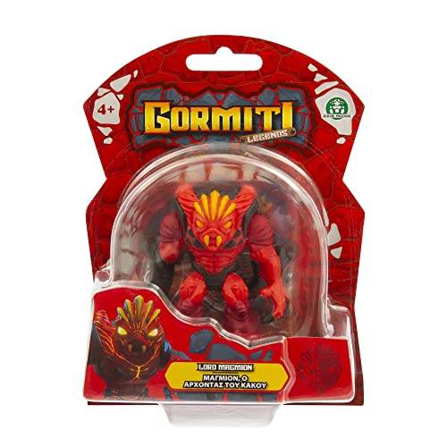 GORMITI LEGENDS Giochi Preziosi, Magmion Personaggio 7 cm con funzione Mix e Match, card inclusa, per bambini dai 4 anni