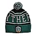 Produktbild Elbenwald Harry Potter Wintermütze im Slytherin Hauswappen Design mit Bommel Einheitsgröße für Herren Damen Kinder grün schwarz